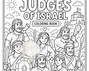 Judges of Israel Coloring Book