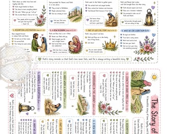 Die Geschichte von Ruth Printable