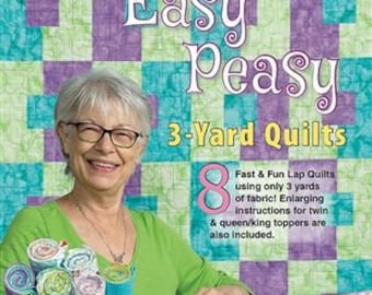 Easy Peasy 3-Yard Quilts Book ( 031740 ) by Fabric Café