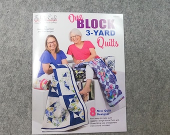 One Block 3-Yard Quilts by Fabric Cafe - Released Aug 2023