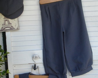 Stormy Grey Size 1-3 or 4-6 years Knicker Pants for  little boys, wedding ringbearer pants, Listing for Knicker Pants only