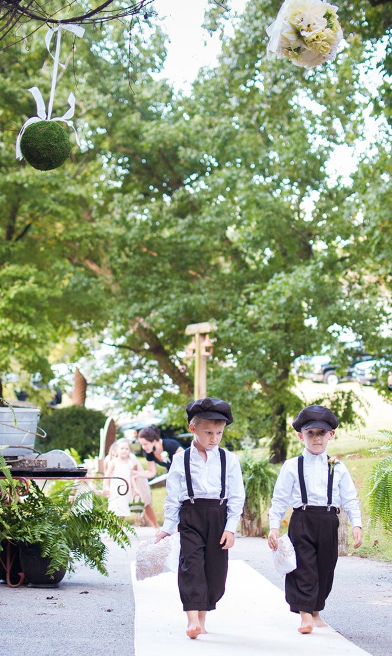 Black Suspenders for Little Boys Adjustable Suspenders QTY 1 Etsy