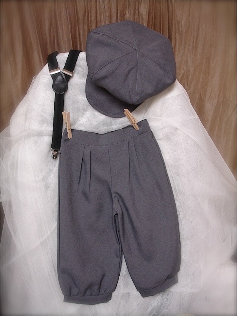 Grey Knicker Pants Size 712yrs Little Boys Wedding Knicker Etsy