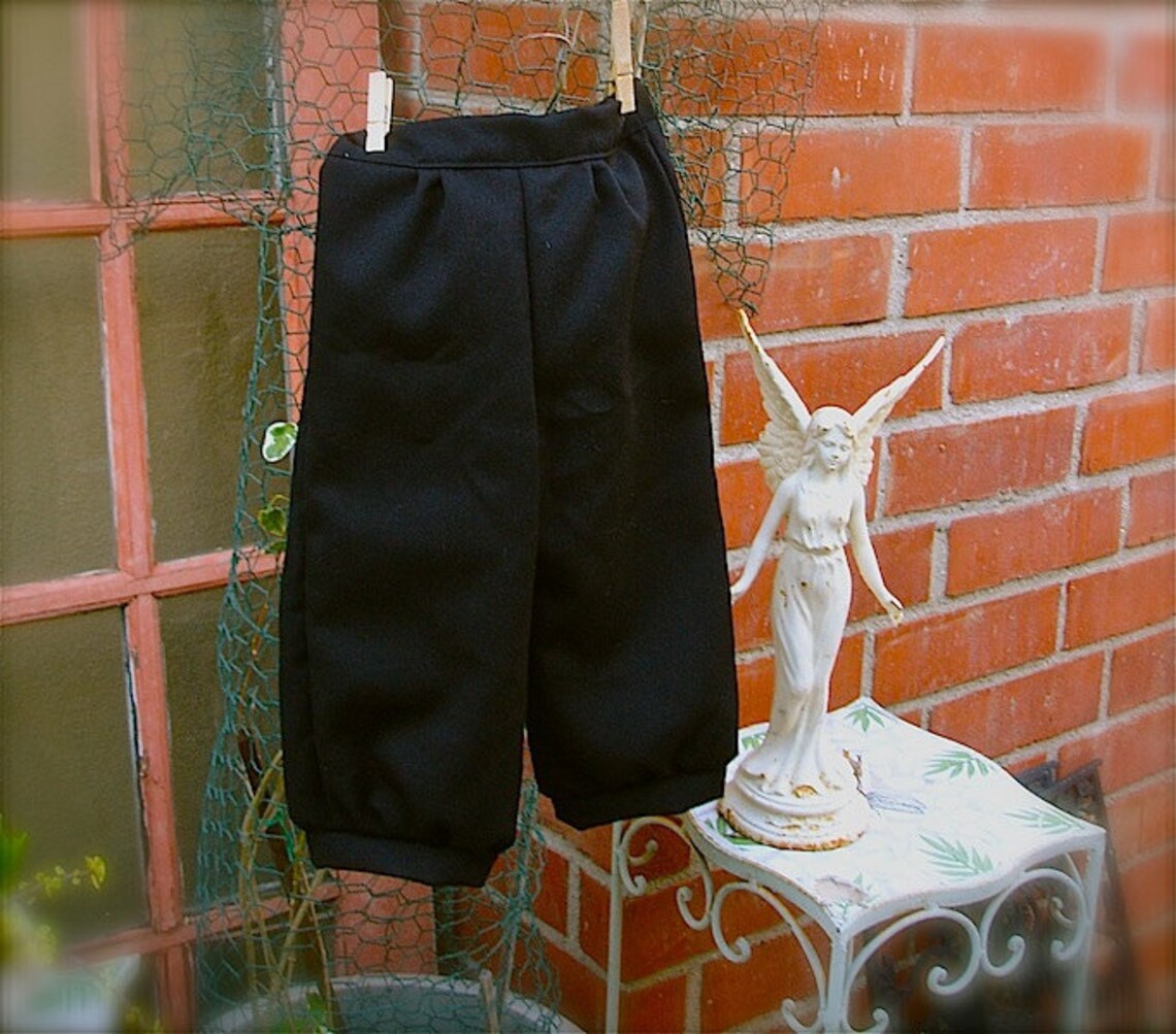 Black Knicker 79yrs or 1012yrs Old Black Knicker Pants for Etsy