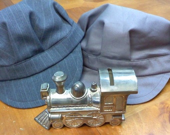 train conductor hat for boys Solid Grey hat