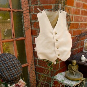 Size XXL Ivory boys vest, ivory sand boys, boys VEST Bild 2