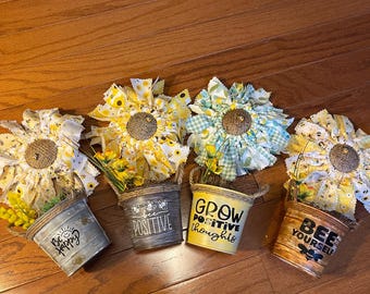 Small Positive Vibe Flower Pots