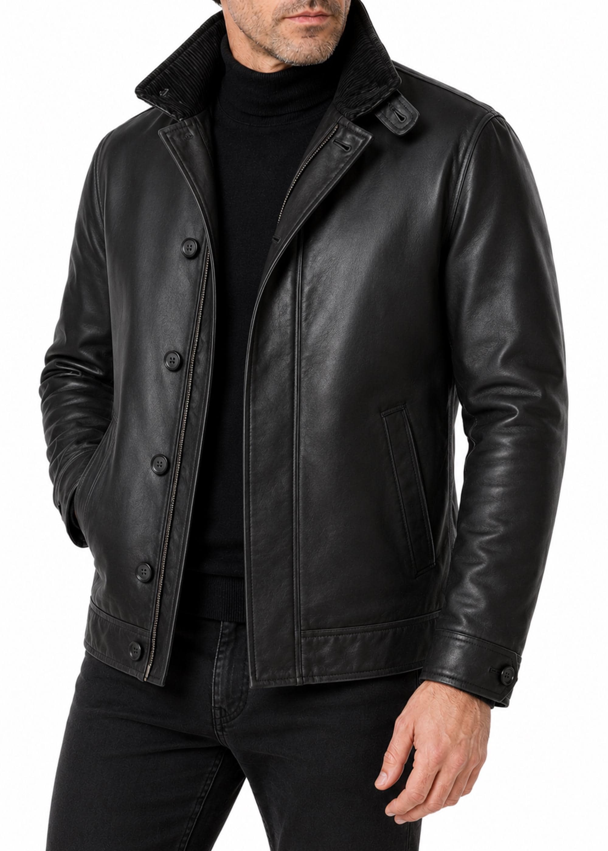 James Bond Leather Jacket - Etsy Canada