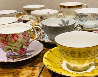 Tea Cup And Saucer Etsy