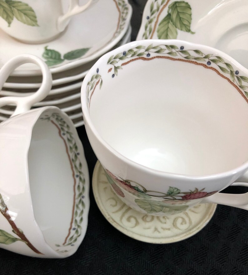 Noritake Tea Cups / Vintage Tea Cups and Saucers Royal Orchard Etsy