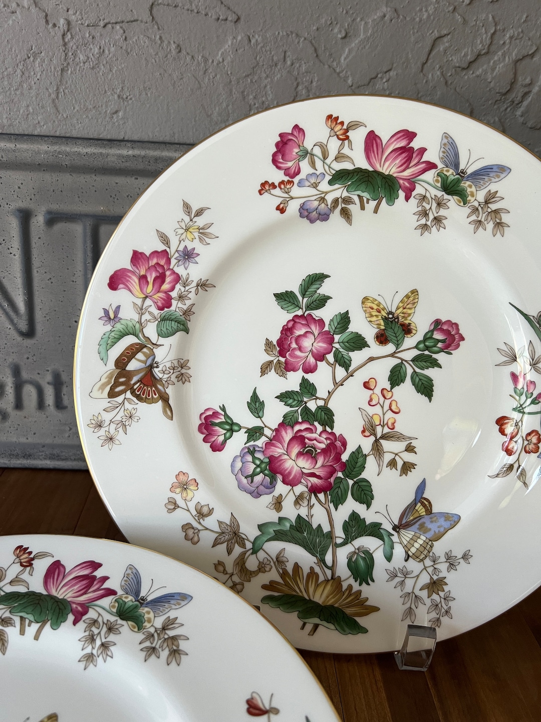 Set of 4 Wedgwood Bone China Charnwood Dinner Plates Circa Etsy