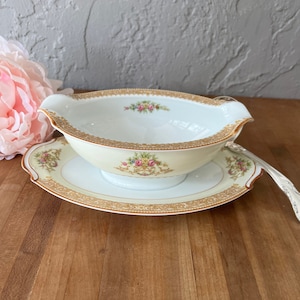 Vintage Dressing Jug Sauce Boat Gravy Boat, Sauce Bowl, Salad Dressing Bowl, Noritake China