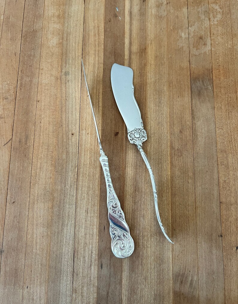 Silverplate Master Butter Knife Twisted Handle YOUR CHOICE Etsy