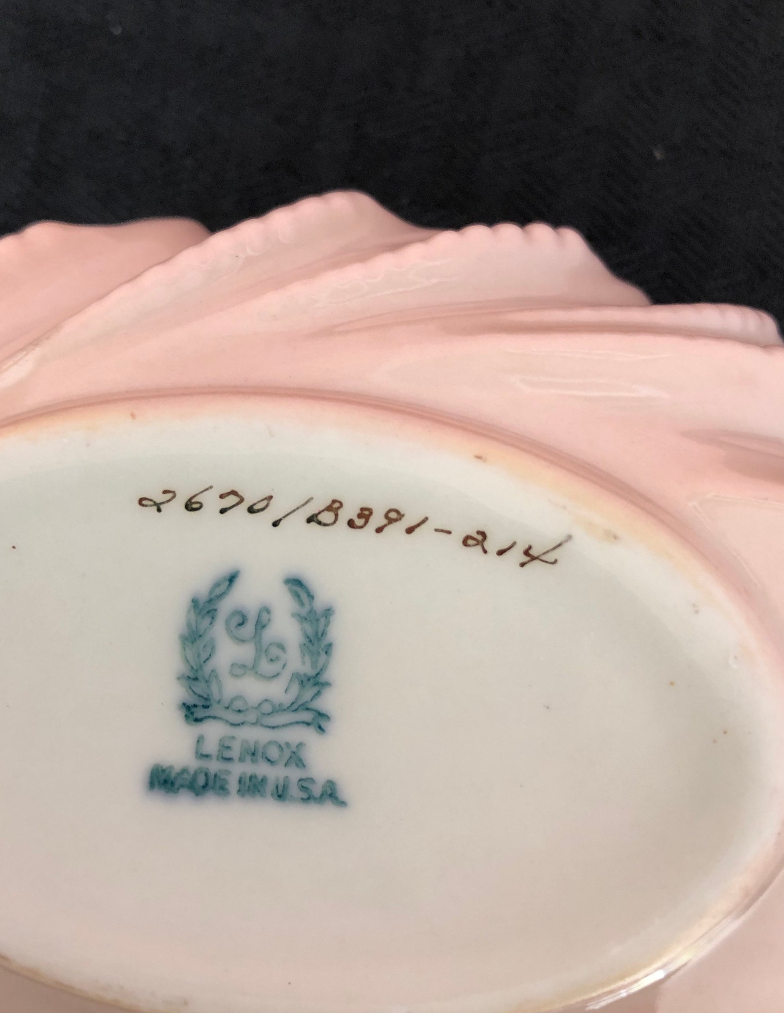 Vintage Pink Lenox Dish Collectible Pink Colonial Collection Etsy