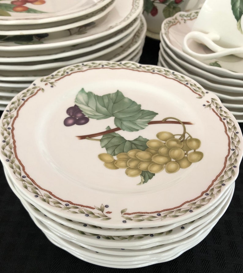 4 Royal Orchard Noritake Dessert Plates 6.5 Inch Dishwasher Etsy