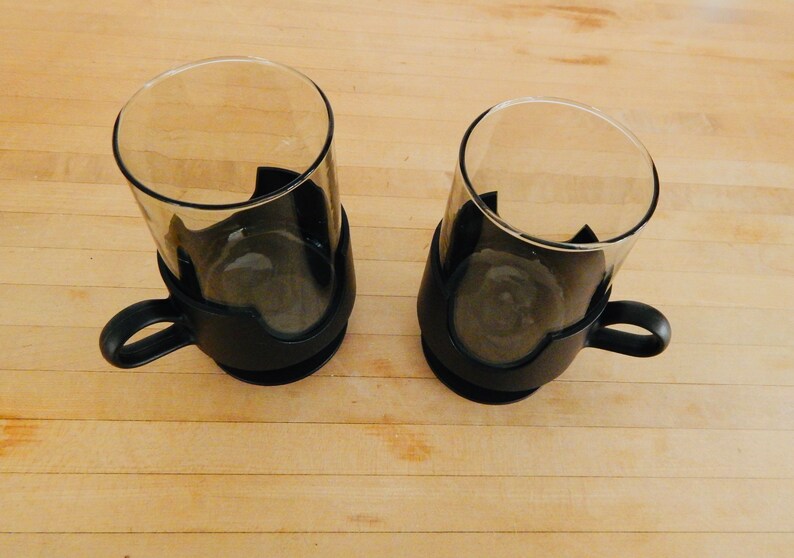 70s Corning Snap Glass Retro Drinking Mugs