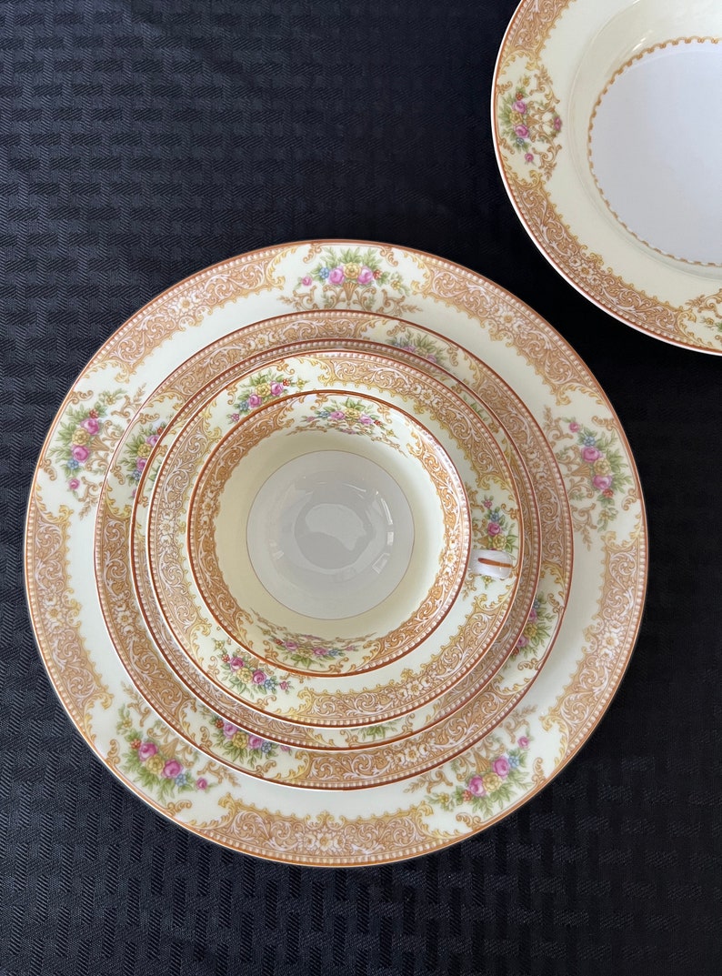 36 Pc Noritake Occupied Japan China Set Service for 6 Etsy