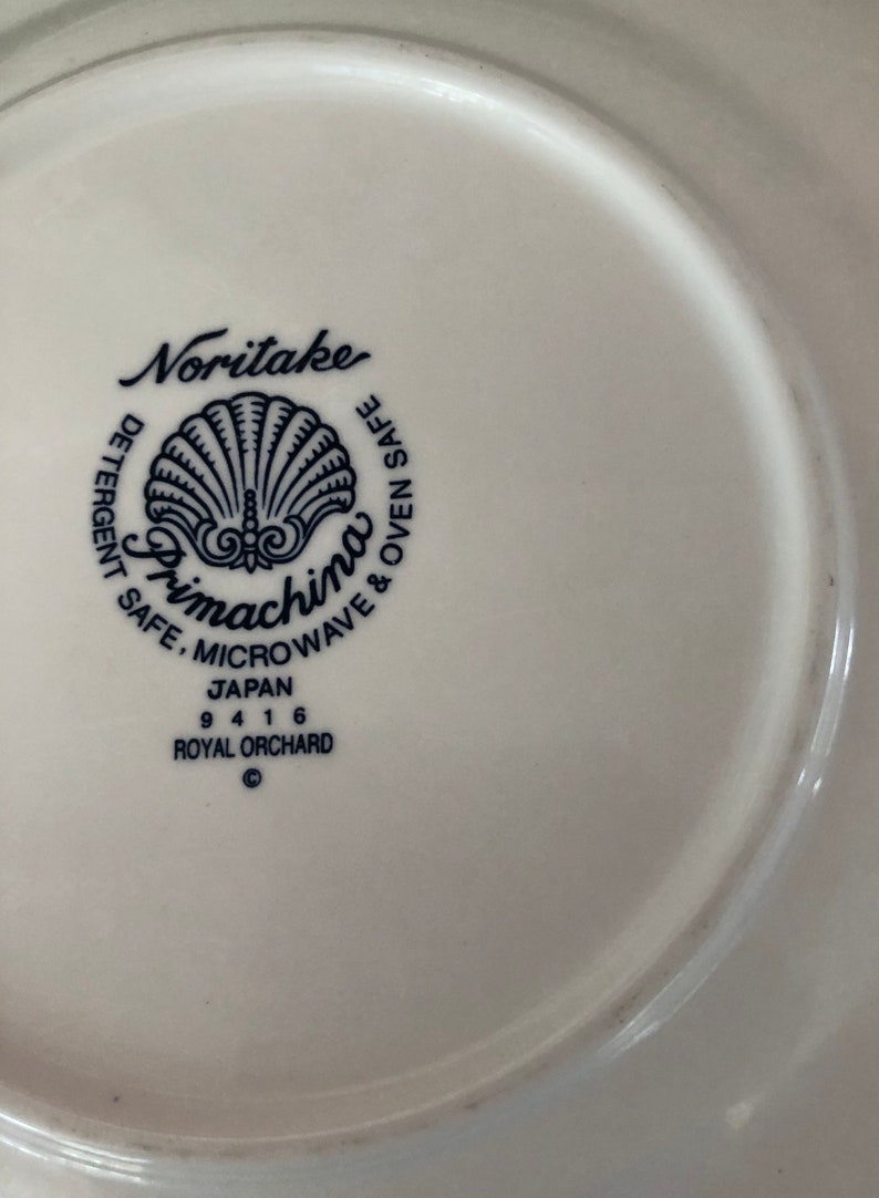 Noritake Salad Plates/ Vintage Royal Orchard Large Appetizer Plates