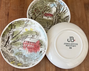 Johnson Brothers Set of 3 Coasters Made in England