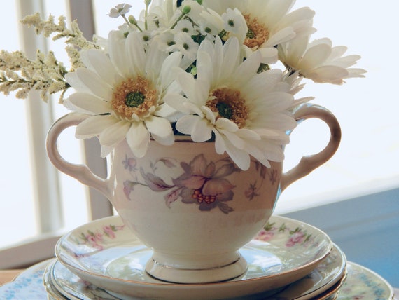 Vintage China Sugar Bowl W Out Lid Diy Table Decor Wedding Etsy