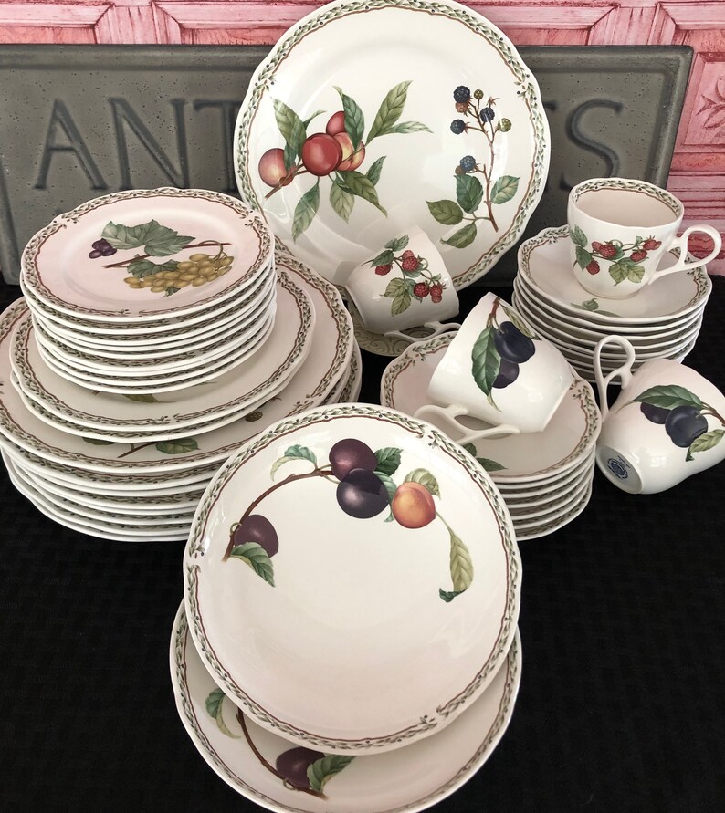 Noritake Tea Cups and Saucers Royal Orchard Set of 4 Etsy