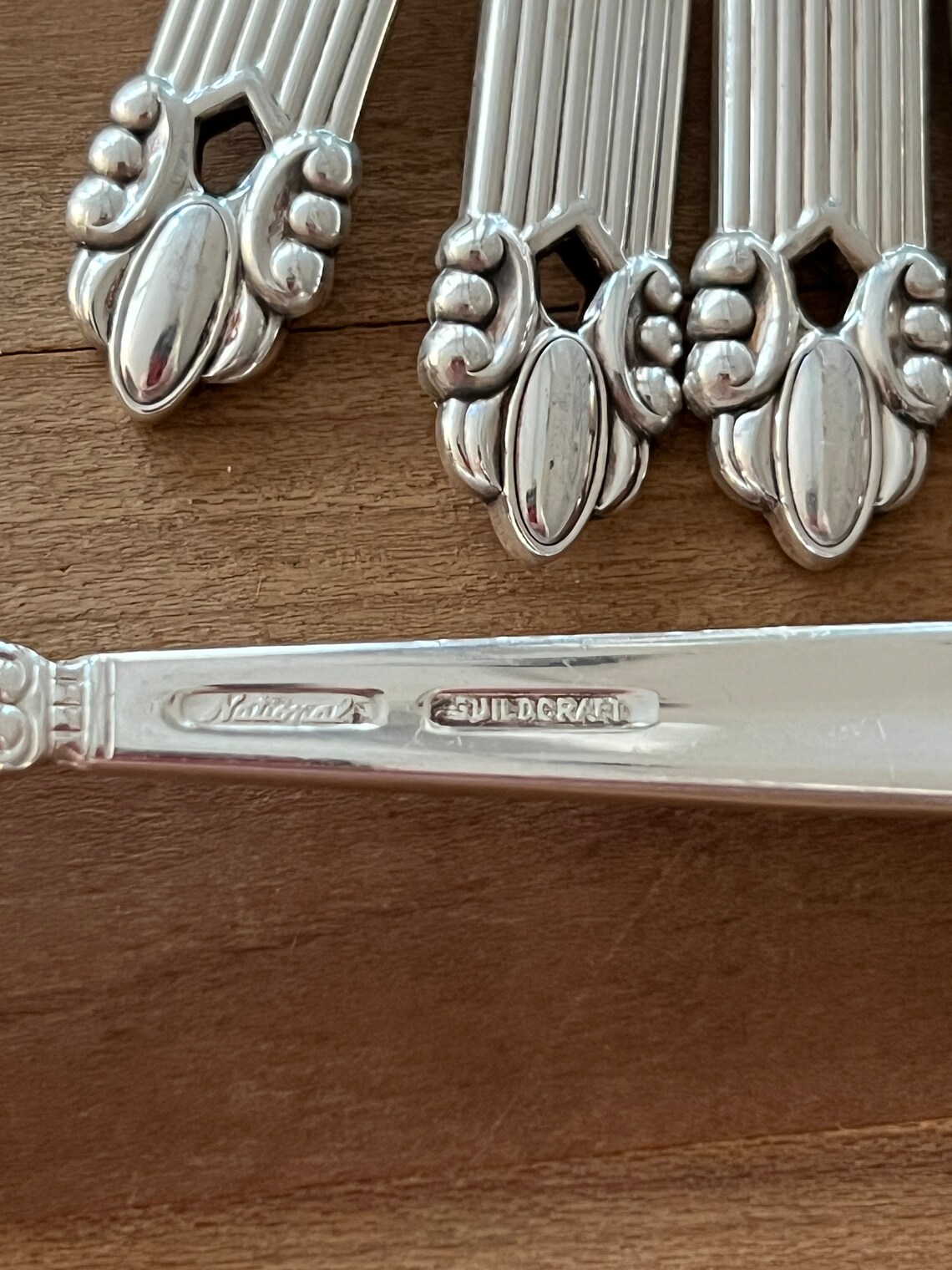 GUMBO SPOONS 8 Large Silverplate Soup Spoons ASTRID Heavy Etsy