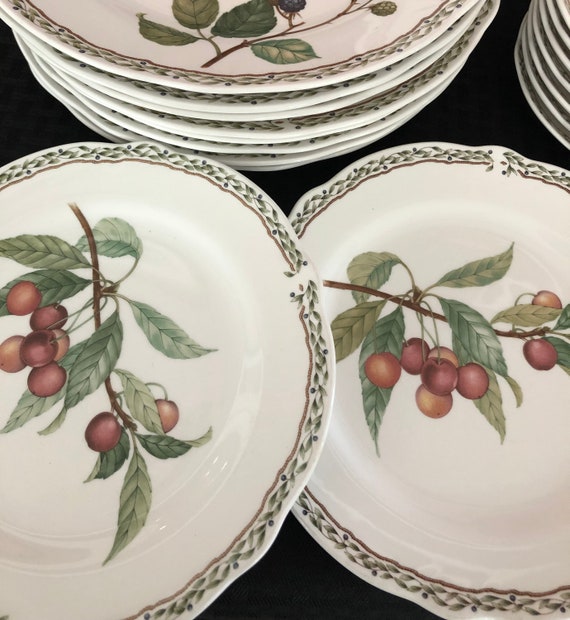 Noritake Salad Plates/ Vintage Royal Orchard Large Appetizer Plates