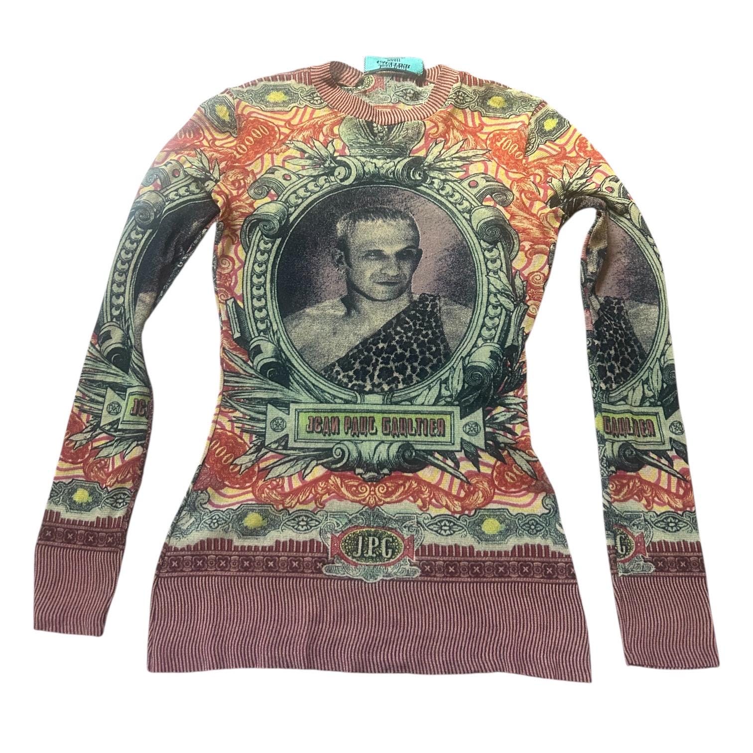 Jean Paul Gaultier Second Skin / Tattoo Top, 1994 Mesh With