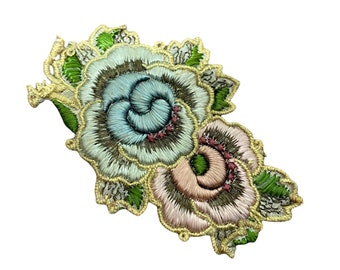1920s embroidered dress appliqué