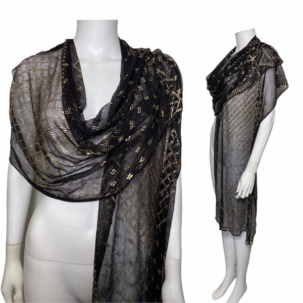 1920s assuit shawl - egyptian revival