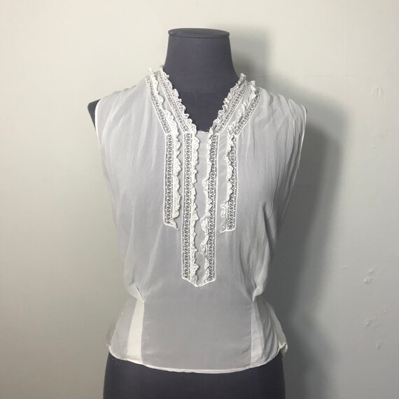 1920s dickie or blouse
