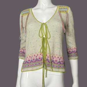 1970s Bill Gibb Cardigan, 1976 spring/ summer