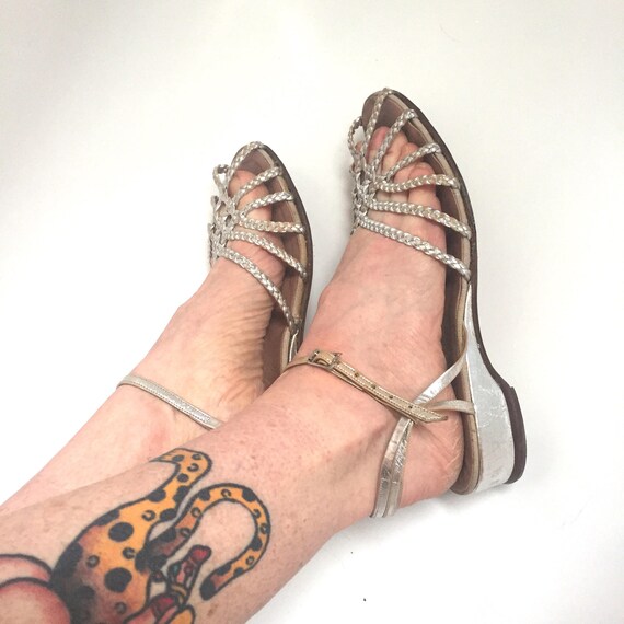 1950s evening sandals / dance shoes