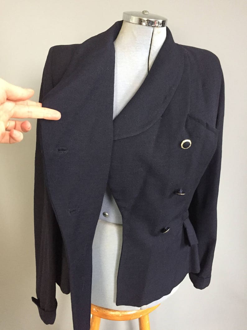 1940s double breasted suit jacket blazer