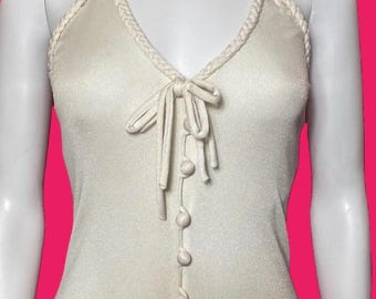 1970s maxi dress, evening dress from Loris Azzaro