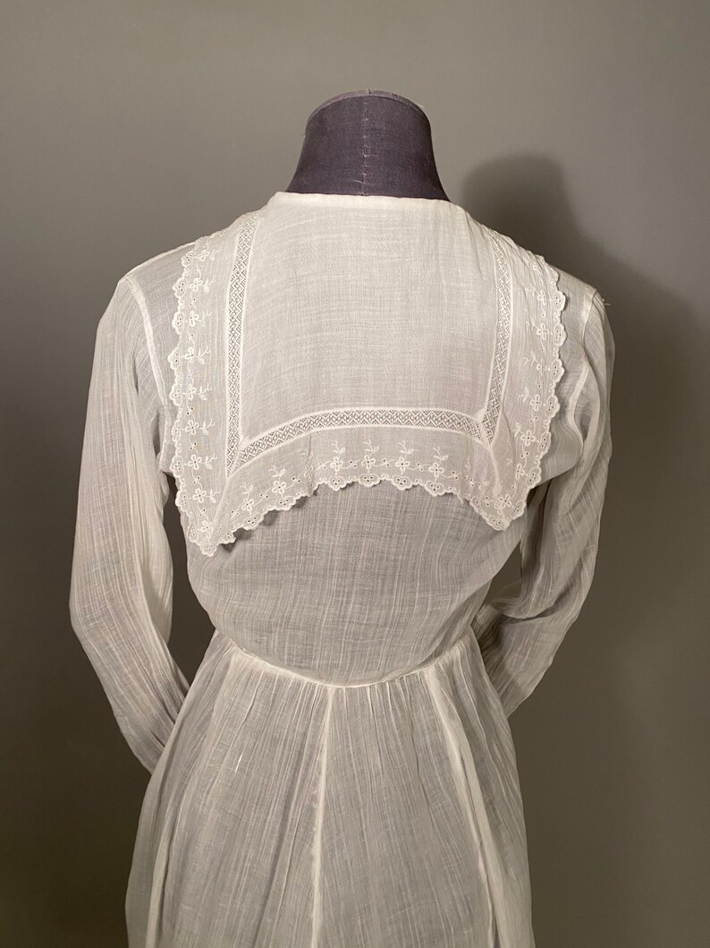 Robe des années 1910 avec col marin Etsy