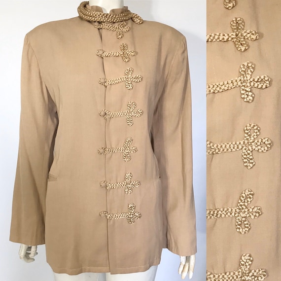 1930s jacket, military inspired