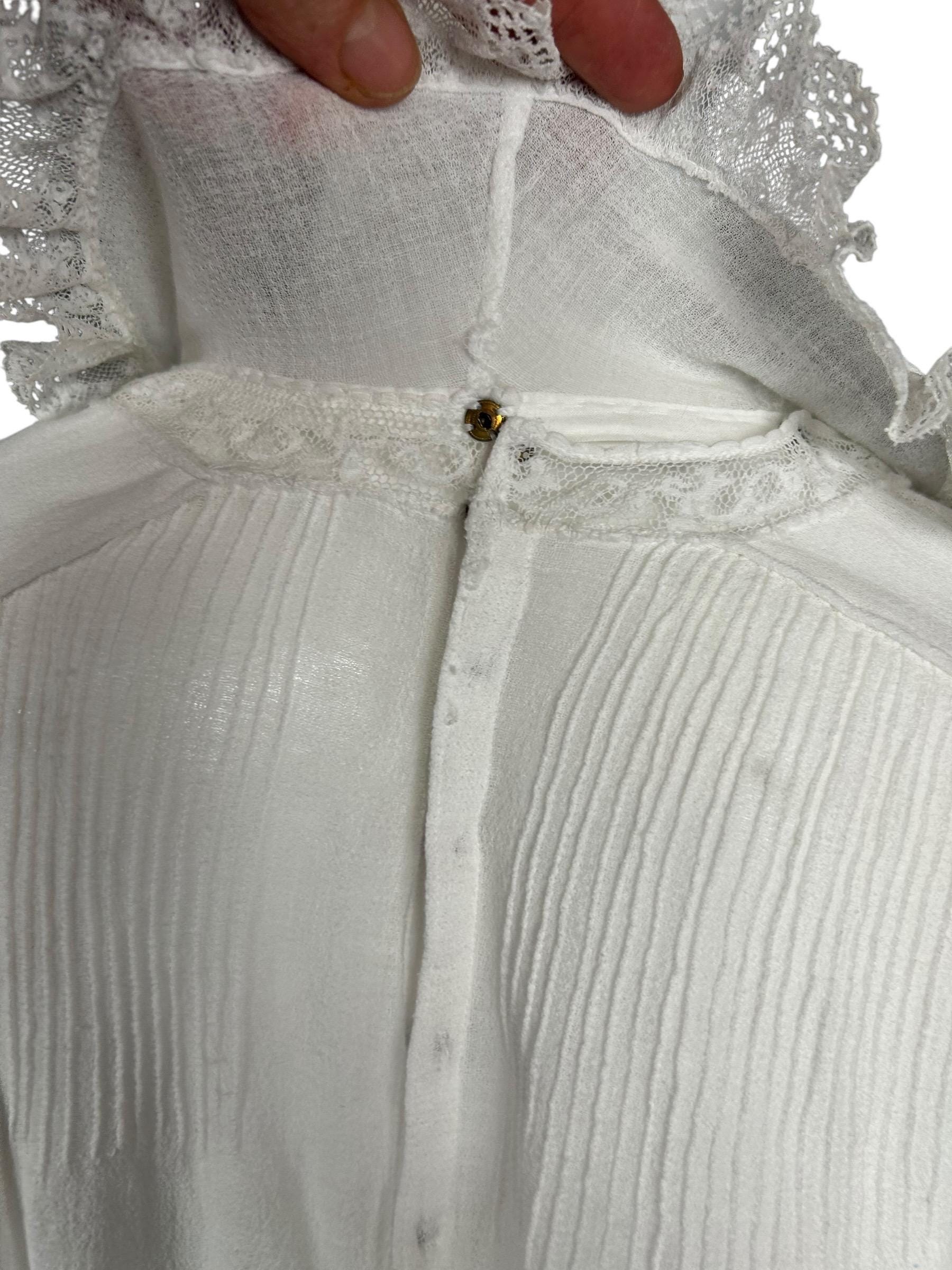Late Edwardian Blouse With Whitework Embroidery - Etsy