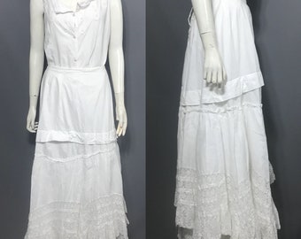 edwardian petticoat with lace