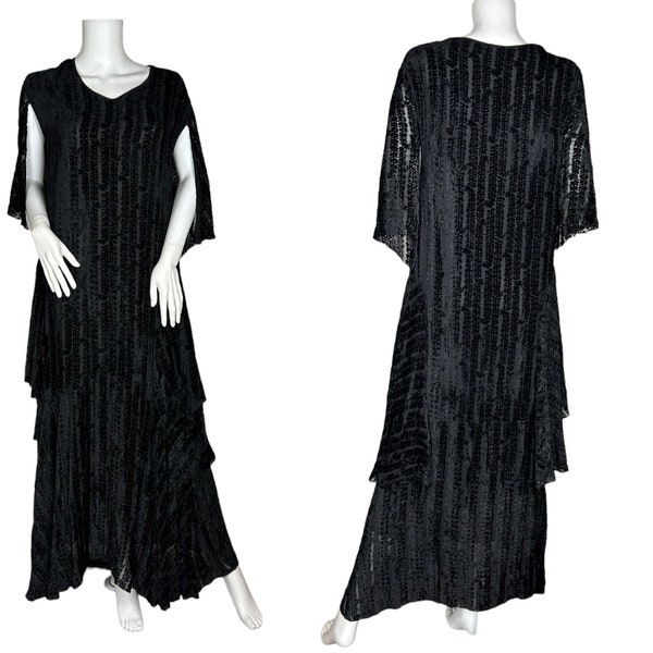 1920s devoré evening dress