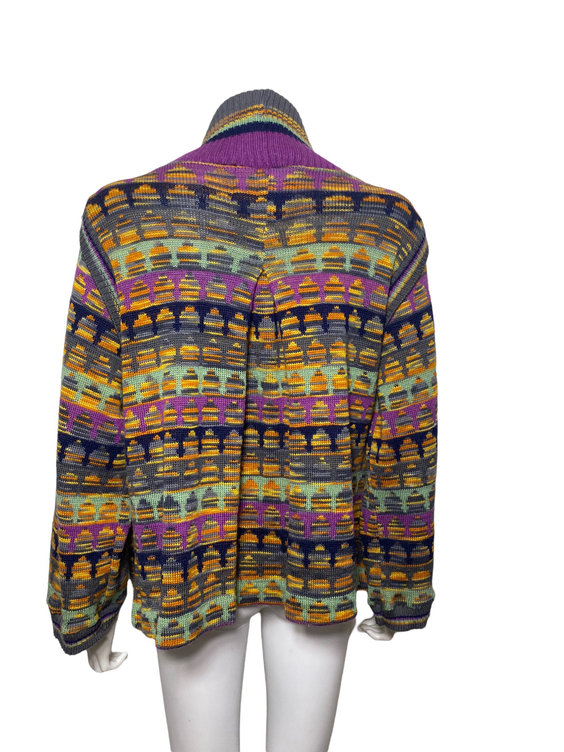 1970s Bill Gibb Cardigan With Swing 