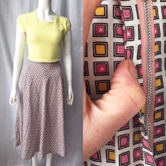 1940s summer skirt