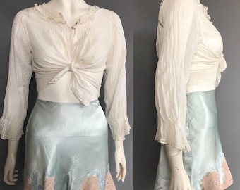 Blue 1930s tap pants/ french knickers