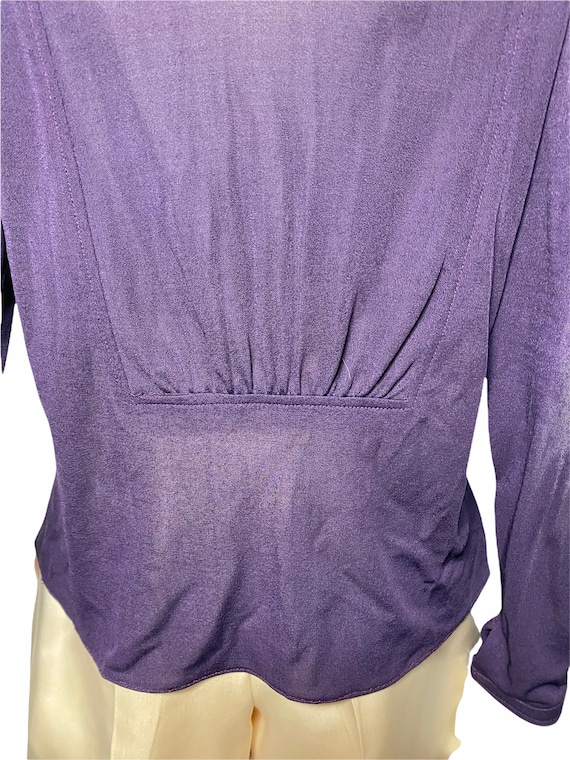 1970s Bill Gibb jersey blouse - image 9