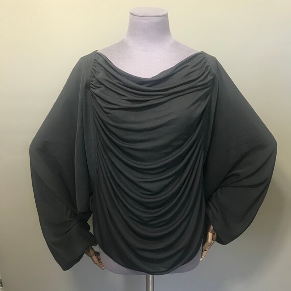 1970s BIll GIbbs Ruched Blouse