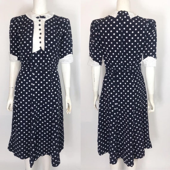 1930s dress with Polka dots