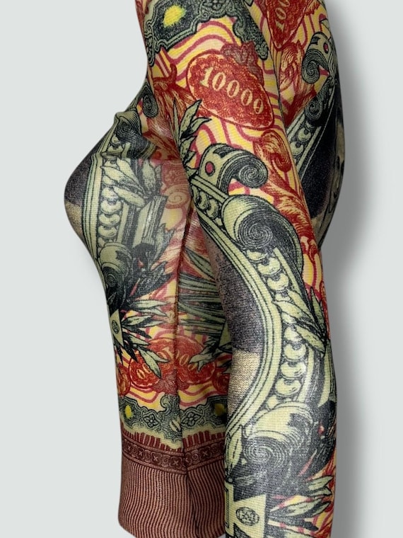 Jean Paul Gaultier Second Skin / Tattoo Top, 1994 Mesh With