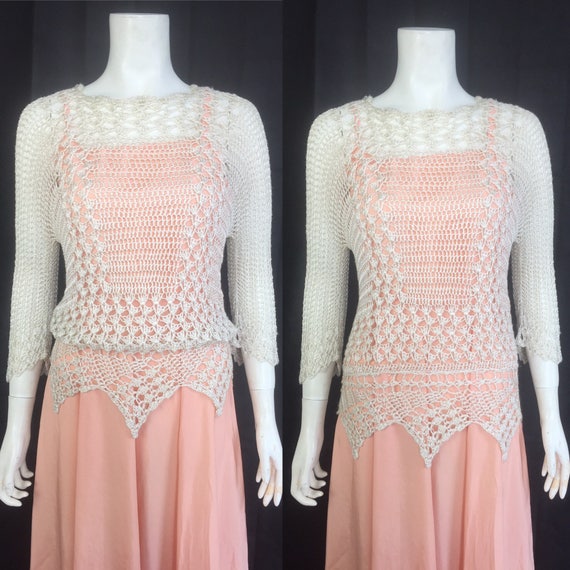 1920s crochet sweater