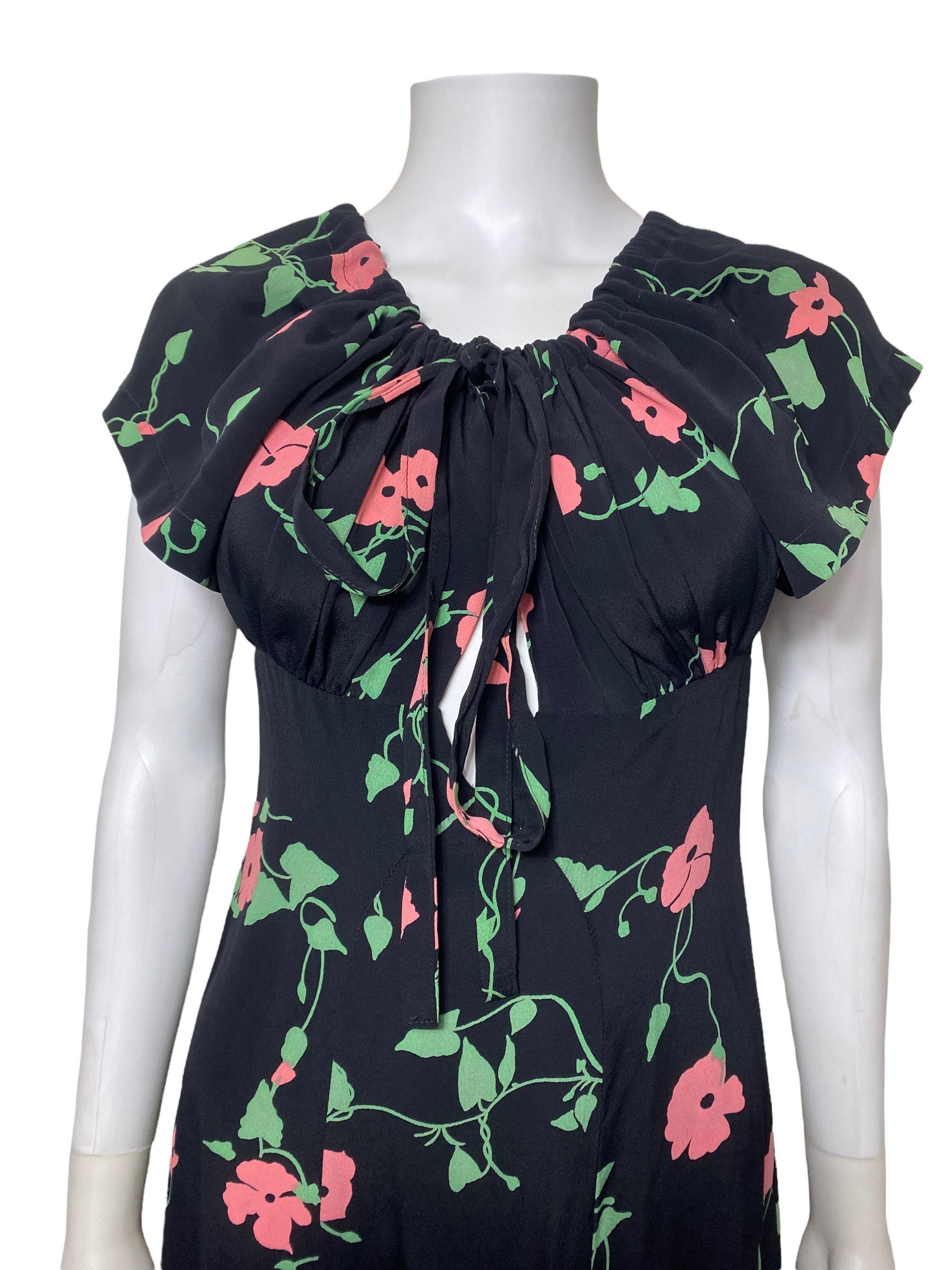 1970S Ossie Clark Dress With Celia Birtwell Print