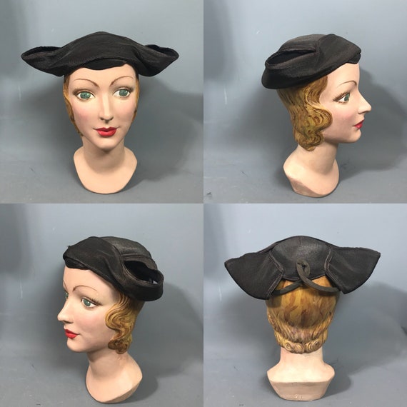 1930s bicorn hat